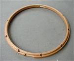 14" Snare Side Wood Drum Hoop 8 or 10  Holes